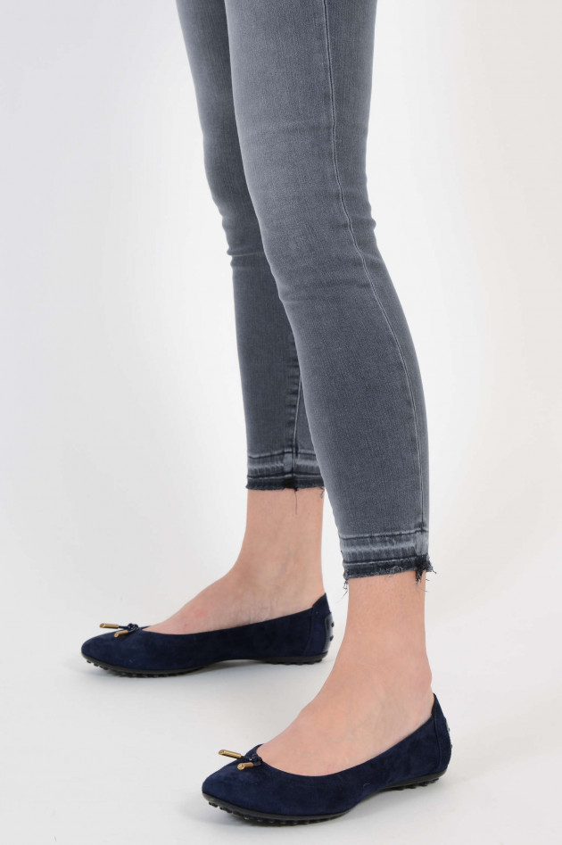 Closed Jeans BAKER mit offenem Saum in Grau