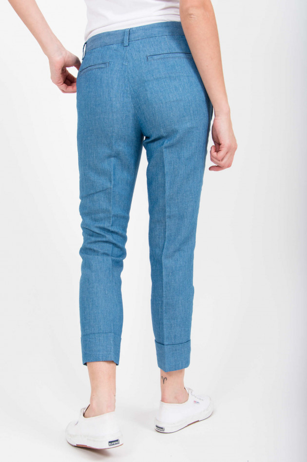 Closed Hose STEWART im Denim-Look in Mittelblau