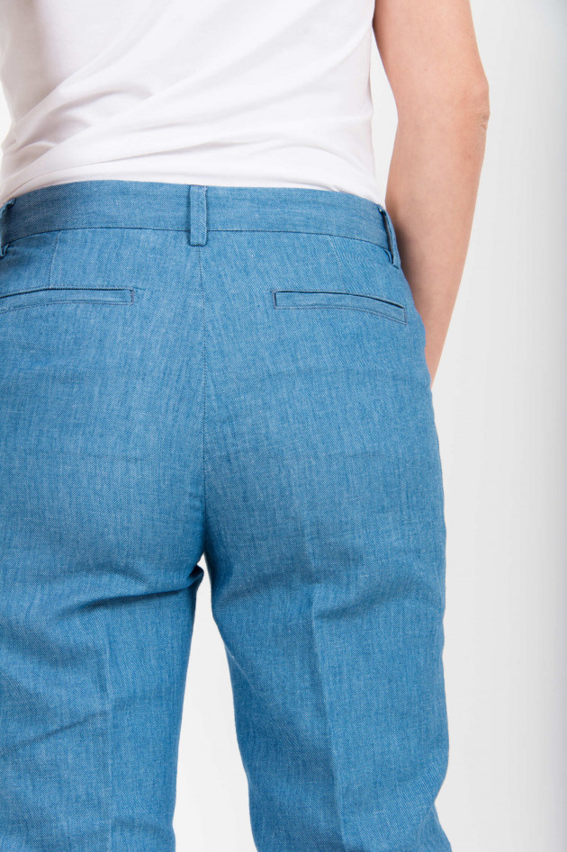 Closed Hose STEWART im Denim-Look in Mittelblau