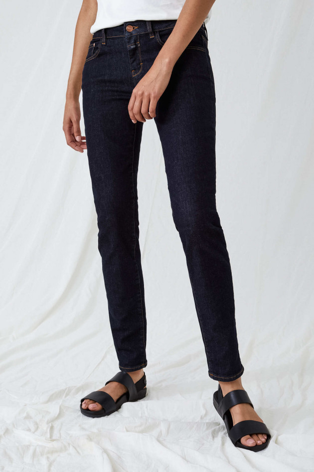 Closed Jeans BAKER LONG mit Kontrastnaht in Midnight