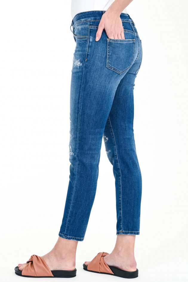 Closed Jeans BAKER mit Destroyed-Look in Mittelblau