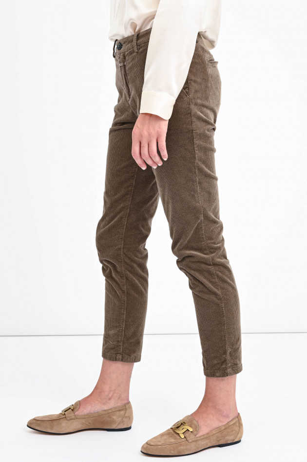 Closed Breitcord-Chino JACK in Walnuss