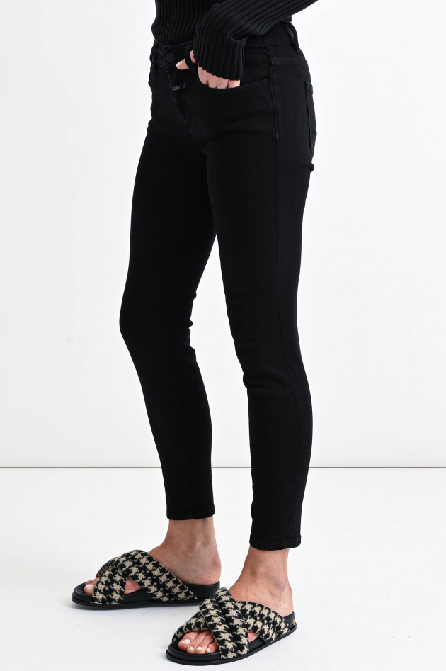 Closed Superstretch Jeans BAKER in Schwarz