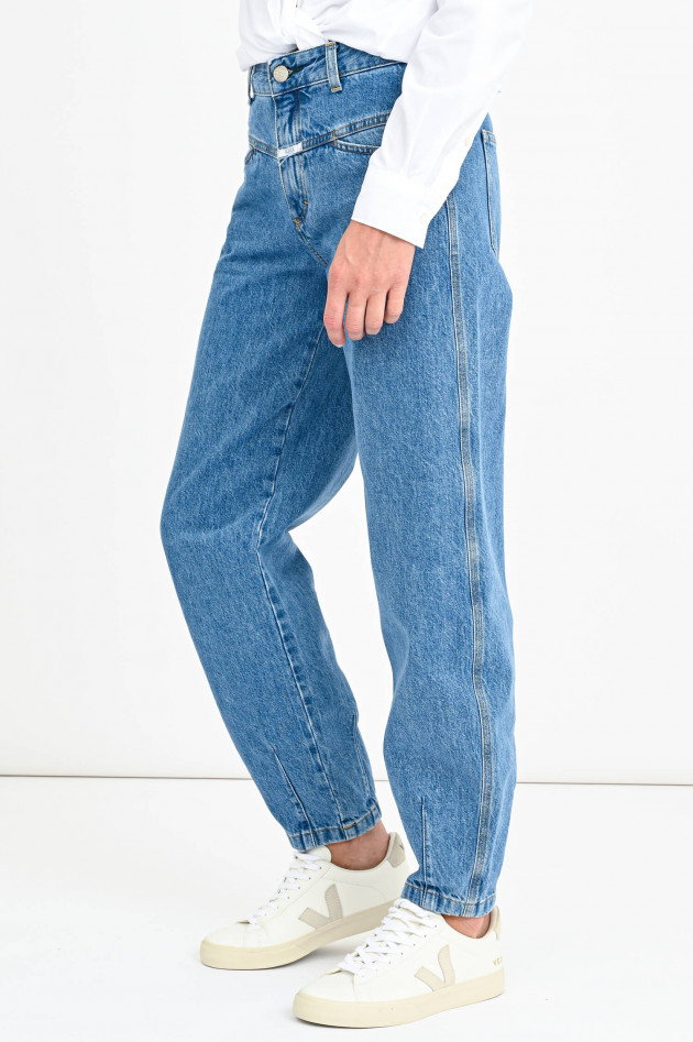 Closed Organic Jeans PEDAL JEANIE in Mittelblau