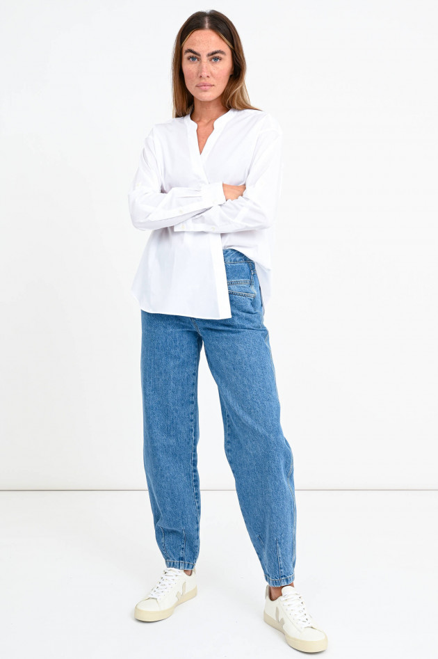 Closed Organic Jeans PEDAL JEANIE in Mittelblau