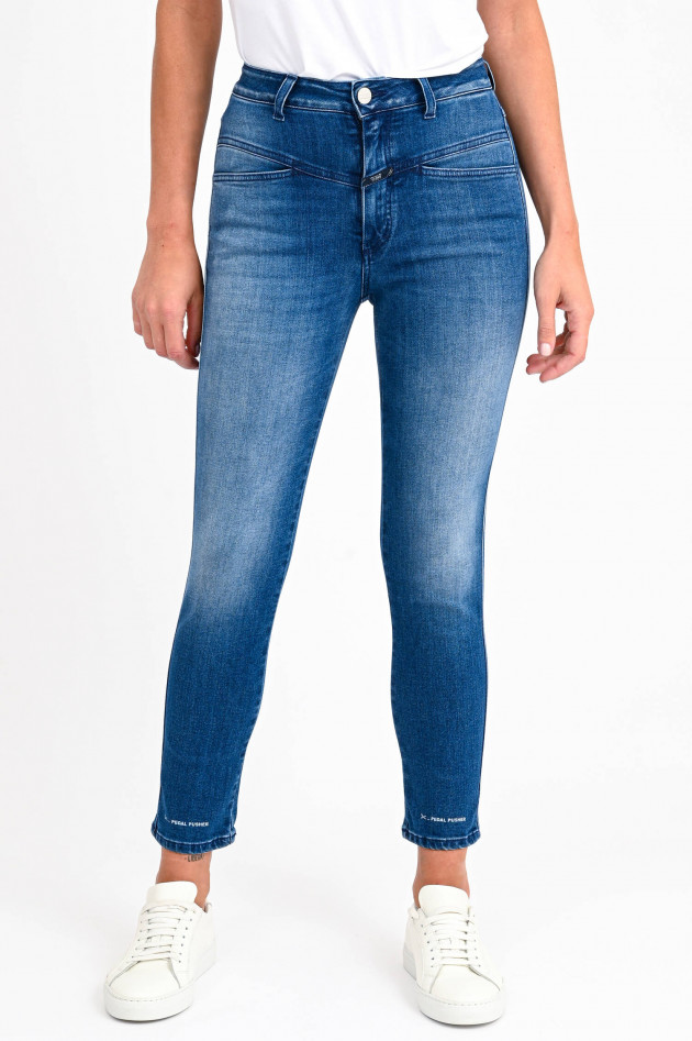 Closed X-Pocket-Jeans PEDAL PUSHER in Mittelblau