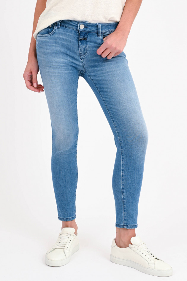 Closed Slim Fit Jeans BAKER in Mittelblau