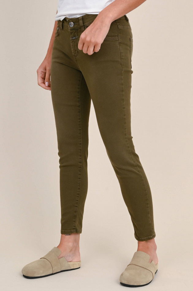 Closed Slim Fit Jeans BAKER in Oliv