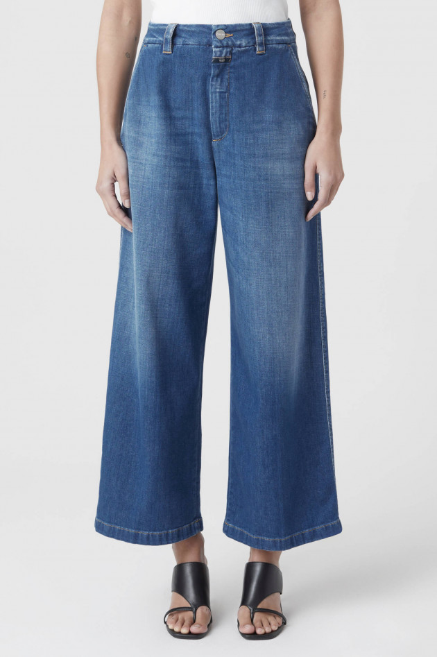 Closed Wide Leg Jeans BARTON in Mittelblau