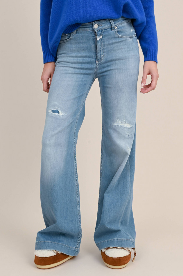 Closed Flared Jeans GLOW-UP in Hellblau