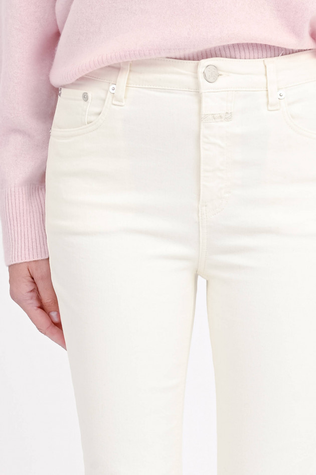 Closed Flared Jeans HI-SUN in Ivory
