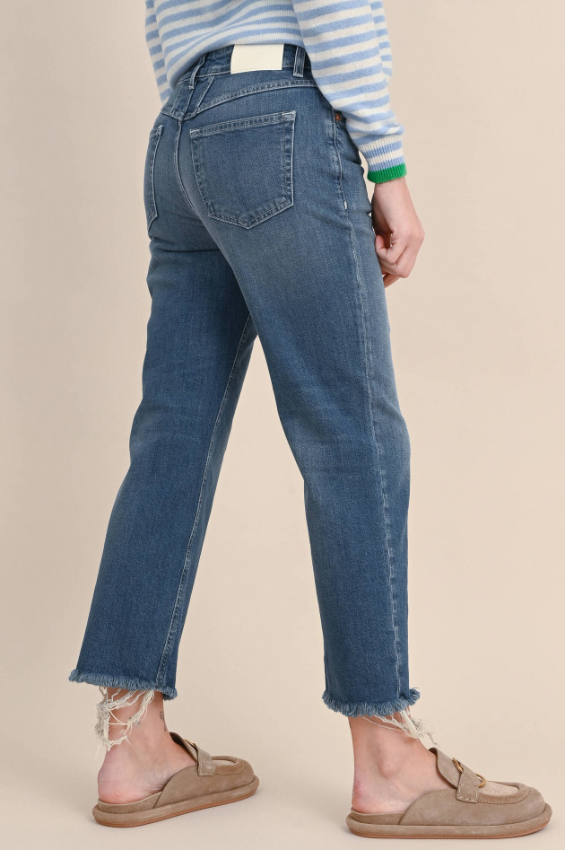 Closed Jeans mit lockerem Schnitt in Mittelblau