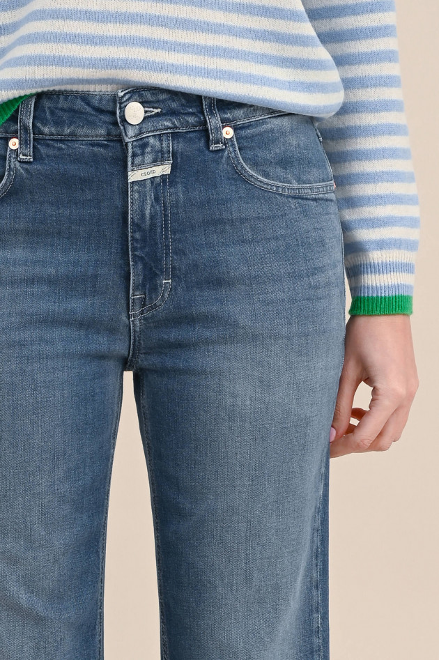 Closed Jeans mit lockerem Schnitt in Mittelblau