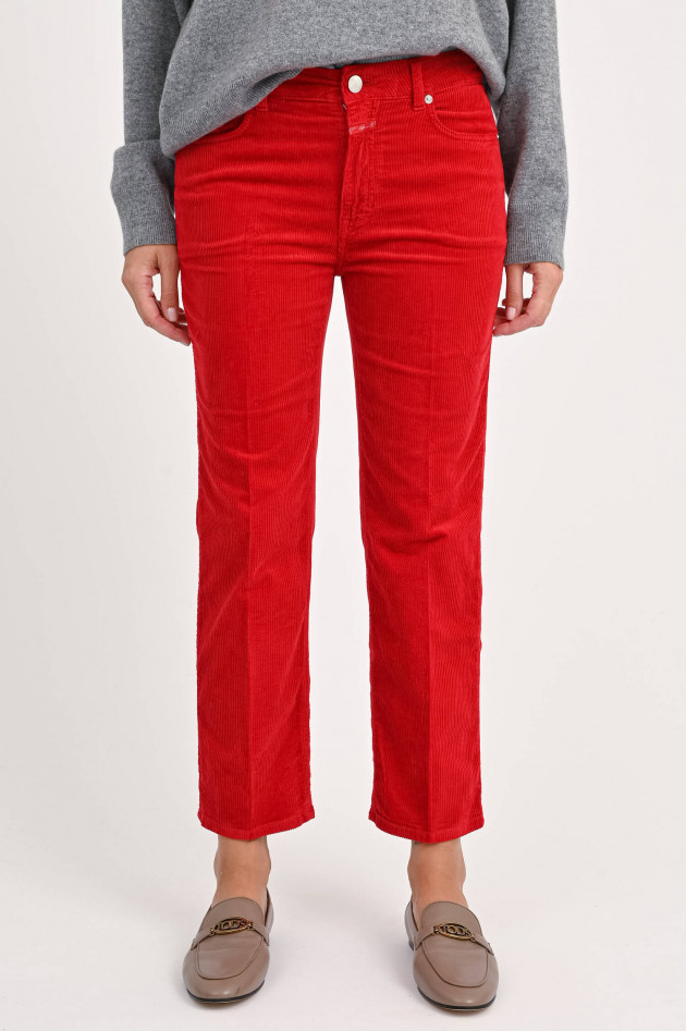Closed Cordhose MILO in Chilli Pepper Red