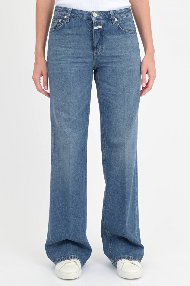 Closed Jeans GILLIAN mit ausgestelltem Bein in Mid Blue