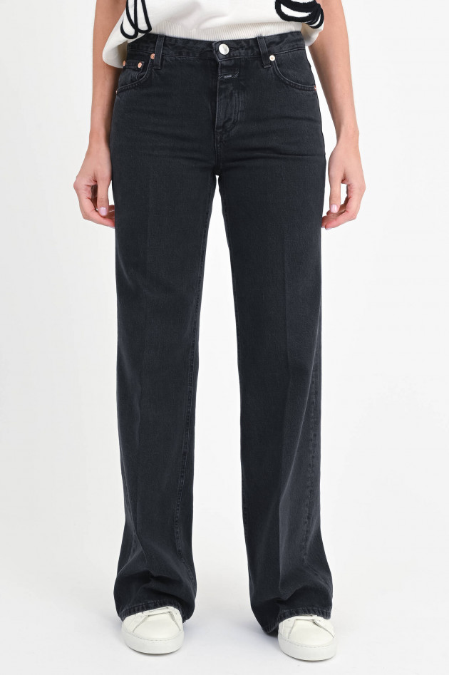 Closed Jeans GILLIAN mit ausgestelltem Bein in Dark Grey