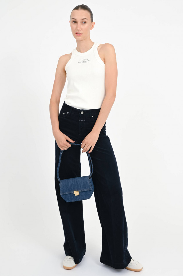 Closed Cord-Hose GLOW UP in Navy
