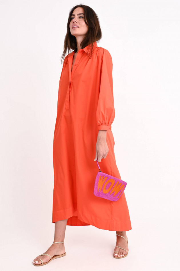 Closed Oversized Blusenkleid in Rot