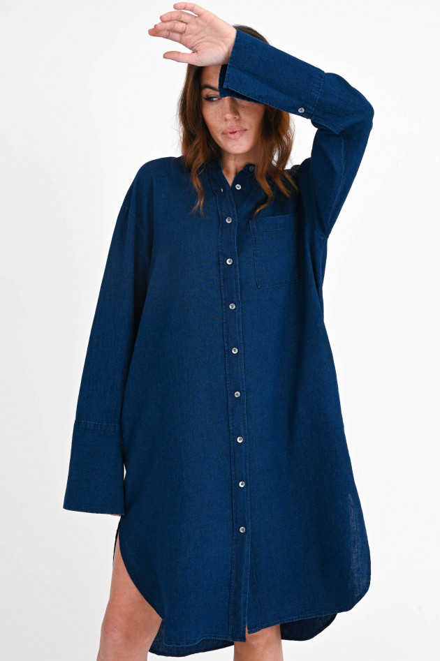 Closed Oversized Denim-Kleid in Dunkelblau