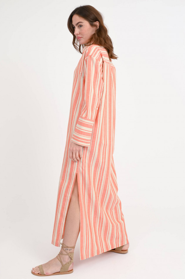 Closed Gestreiftes-Maxi-Kleid in Burned Orange/Natur