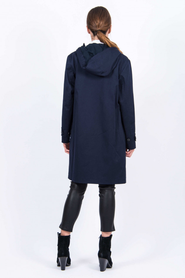 Closed Baumwoll-Parka in Midnight