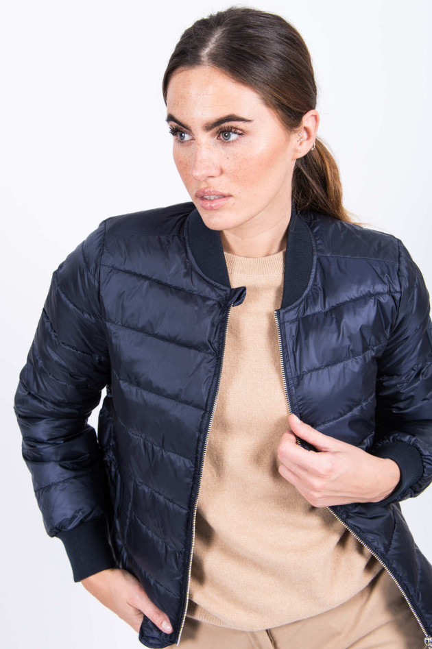 Closed Vegane Daunenjacke in Navy