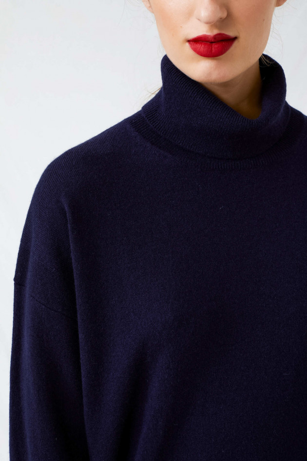 Closed Rollkragenpullover in Navy