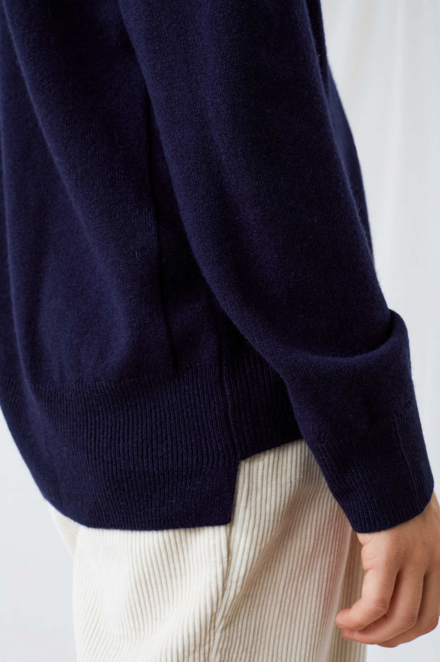 Closed Rollkragenpullover in Navy