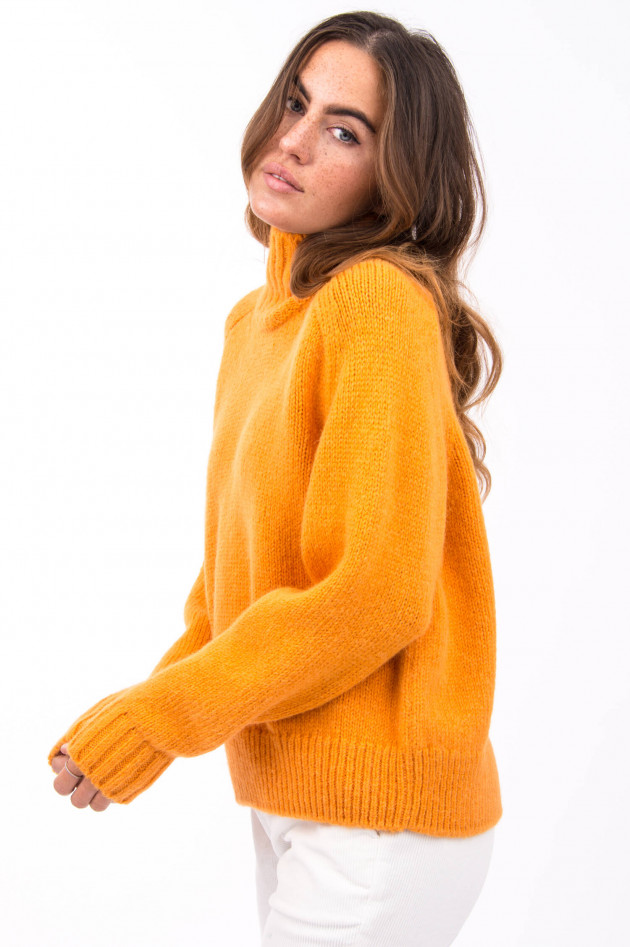 Closed Grobstrick Pullover in Orange