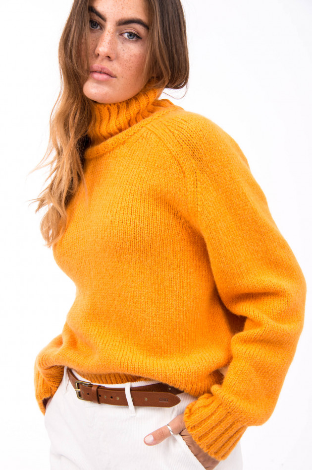 Closed Grobstrick Pullover in Orange