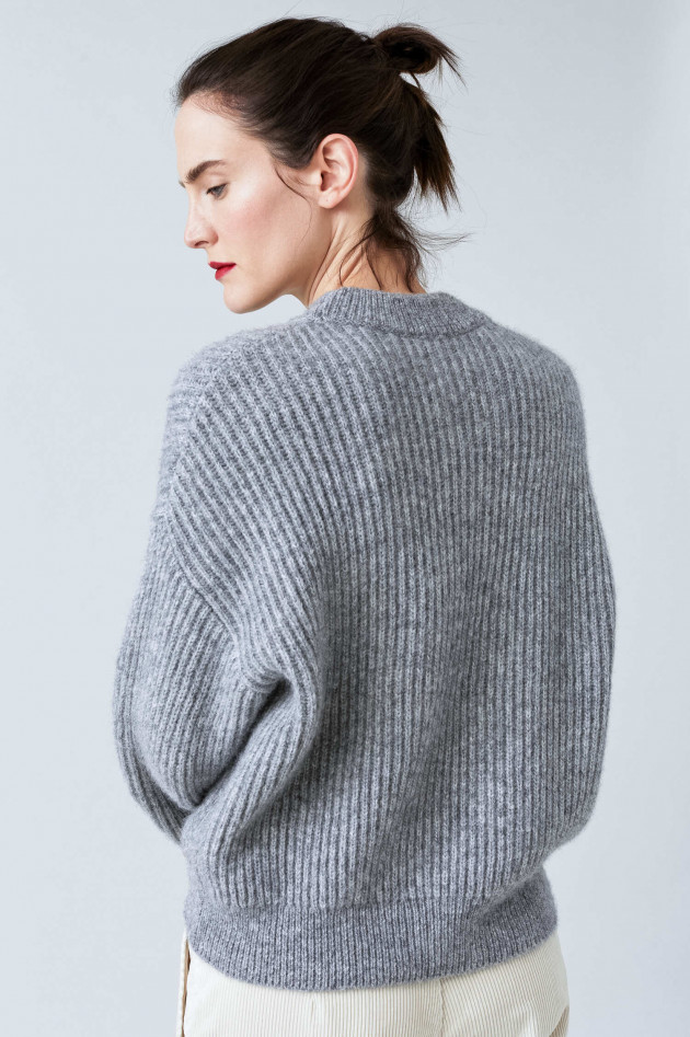 Closed Strickpullover in Grau