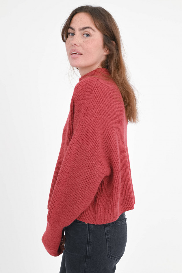 Closed Strickpullover mit Alpaka Anteil in Cherry Red