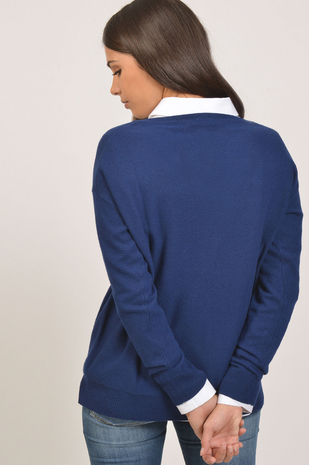 Closed Oversized - Pullover aus Cashmere in Blau