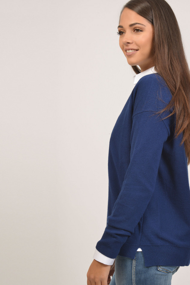 Closed Oversized - Pullover aus Cashmere in Blau