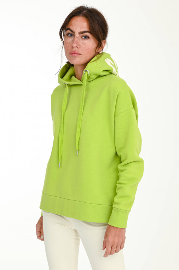 Closed Hoodie aus Bio-Baumwolle in Neongrün