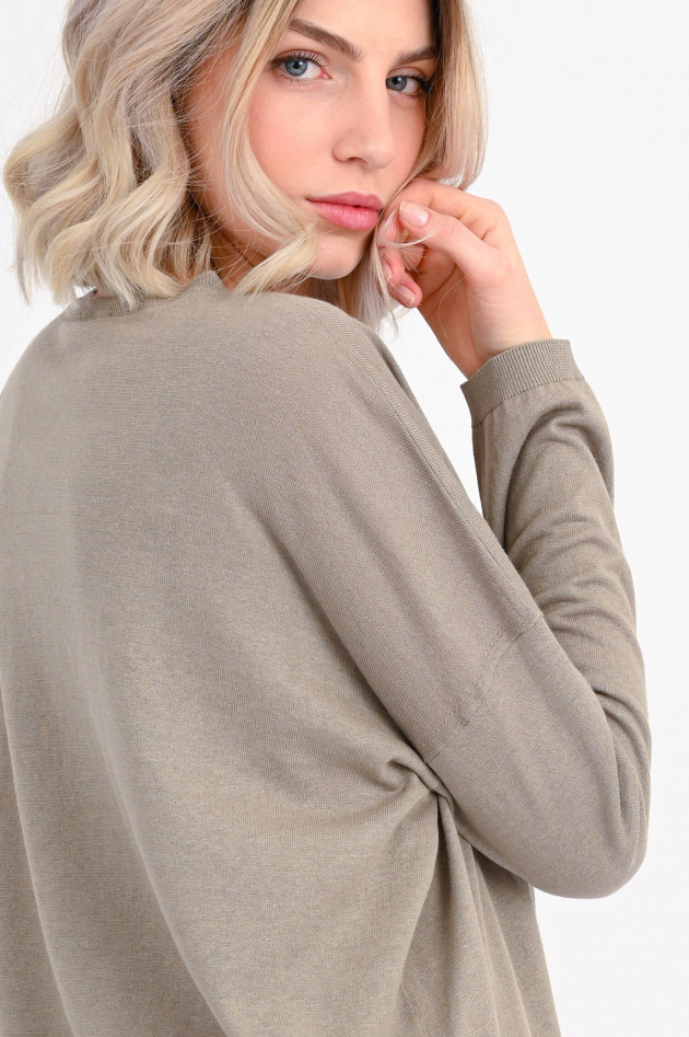 Closed Feinstrick Pullover in Taupe