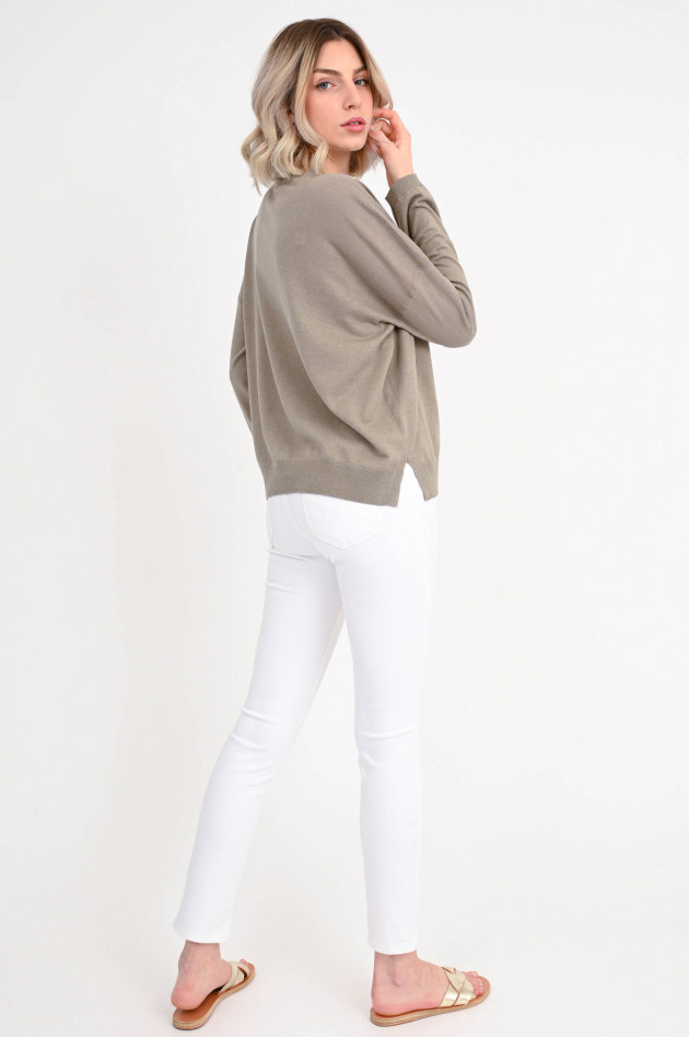 Closed Feinstrick Pullover in Taupe
