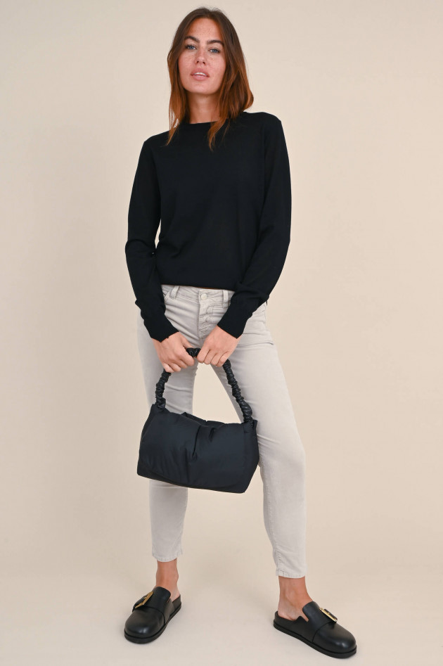 Closed Feinstrick Pullover in Schwarz