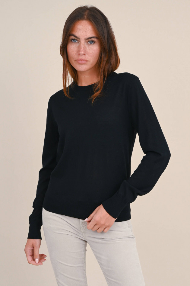 Closed Feinstrick Pullover in Schwarz