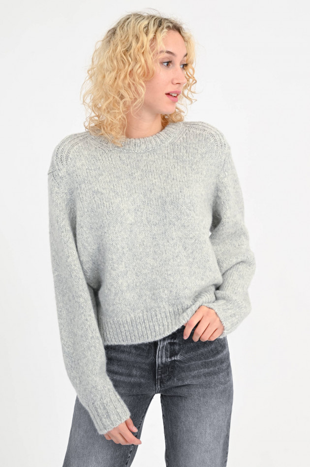 Closed Pullover aus Alpaka-Mix in Hellgrau