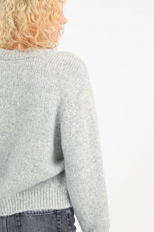 Closed Pullover aus Alpaka-Mix in Hellgrau