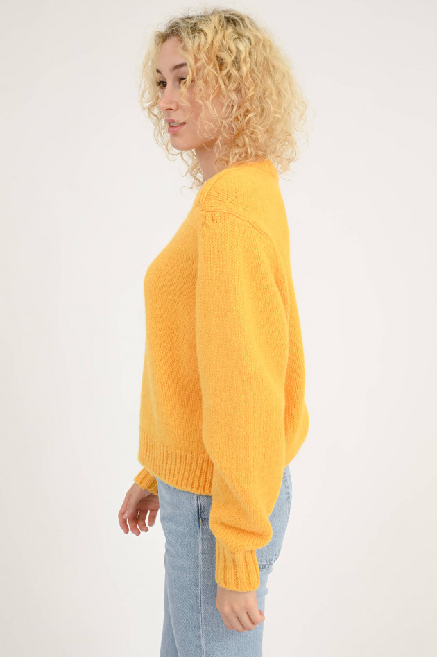 Closed Pullover aus Alpaka-Mix in Gelb