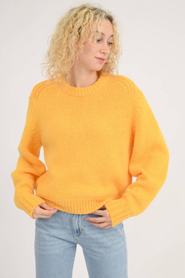 Closed Pullover aus Alpaka-Mix in Gelb