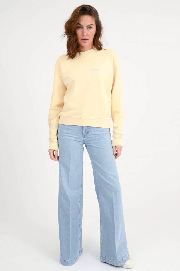 Closed Sweatshirt mit Print in Butteryellow