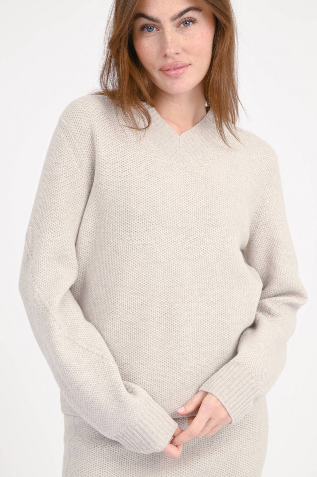 Closed Pullover aus Wolle in Beige