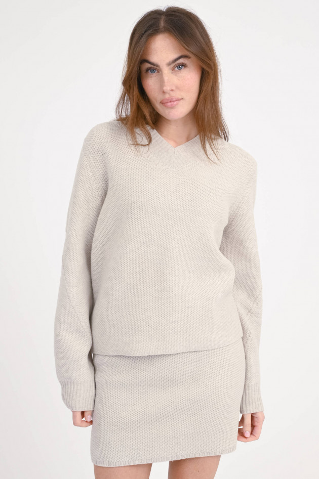Closed Pullover aus Wolle in Beige