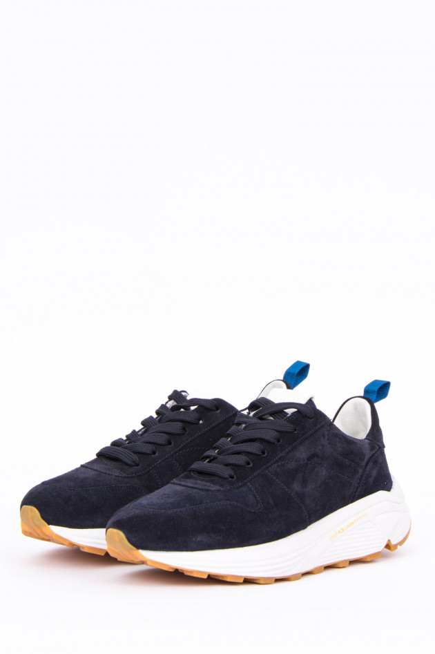 Closed Chunky Sneaker in Navy/Grün