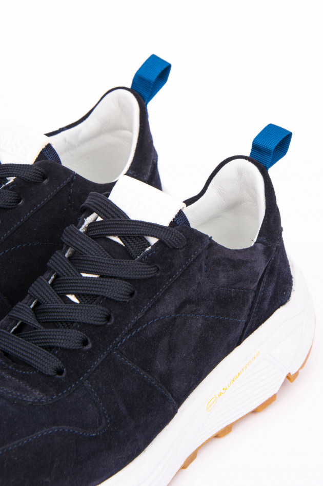 Closed Chunky Sneaker in Navy/Grün