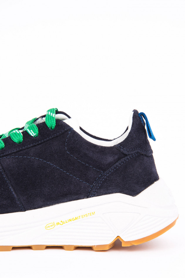 Closed Chunky Sneaker in Navy/Grün