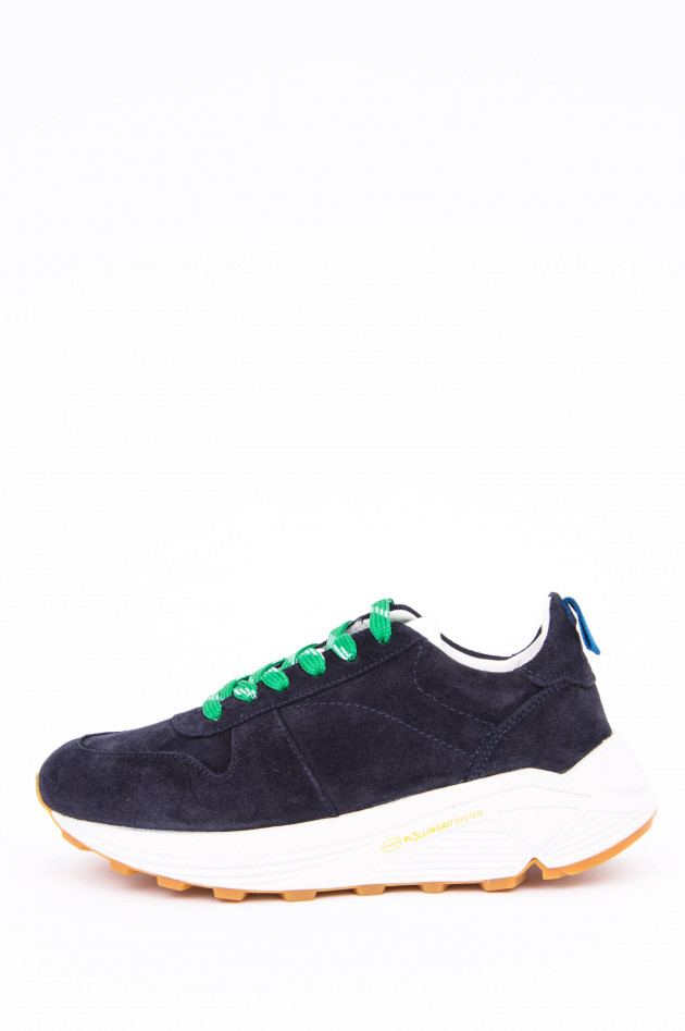 Closed Chunky Sneaker in Navy/Grün